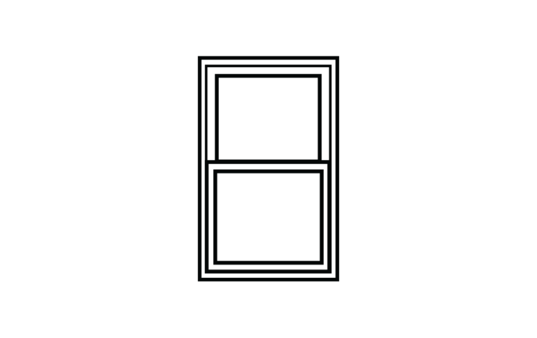 Single Double hung window